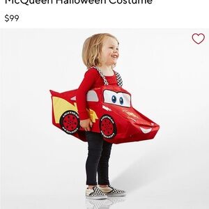 Kids Red Car Costume